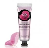 The Body Shop British Rose Petal-Soft Hand Cream 