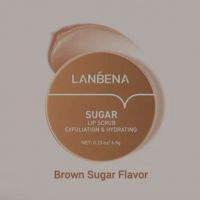 Lanbena Lip Scrub Exfoliation & Hydrating Brown Sugar Flavor