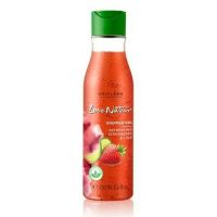Oriflame love nature strawberry and lime exfoliating shower gel