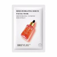 Breylee Rose Hydrating Serum Facial Mask Deep Hydrating + Nutrition Rose Extract