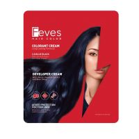 Feves Hair Color Colorant Cream 2.8 Blue Black