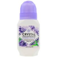 Crystal Mineral Deodorant Roll-On Lavender & White Tea