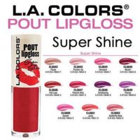 L.A. Colors LA Colors Lip Pout Lipgloss Super Shine CLG646 Hot Lips