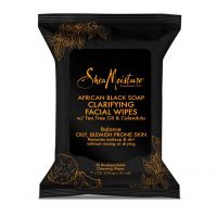 SheaMoisture SheaMoisture African Black Soap Facial Cleansing Wipes wipes