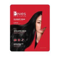 Feves Hair Color Colorant Cream 2.0 Black