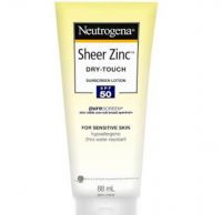 Neutrogena Neutrogena Sheer Zinc Face Dry Touch spf 50 For sensitive skin