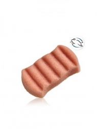 The Konjac Sponge Company Wave Pink Clay Bath Sponge 