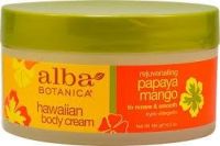 Alba Botanica Hawaiian Body Cream Rejuvenating Papaya Mango