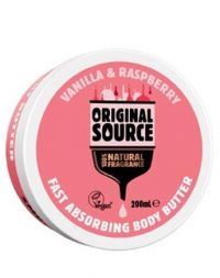 Original Source Vanilla & Raspberry Body Butter 