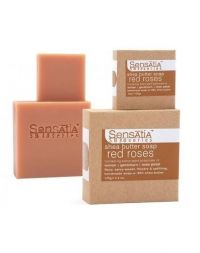 Sensatia Botanicals Red Roses Shea Butter Soap 