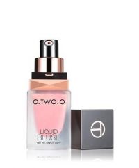 O.TWO.O Makeup Blush 4 Color Long Lasting Liquid Blush No. 01 Orgasm