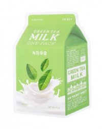 APIEU Milk One Pack Sheet Mask Green Tea