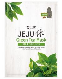 SNP Jeju Rest Green Tea Mask 