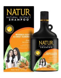 Natur Natural Extract Shampoo Moringa Oleifera & Sweet Almond Oil