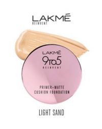 Lakmé Primer + Matte Cushion Foundation 02 Light Sand