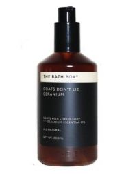 The Bath Box Goats Don't Lie Liquid Soap Geranium