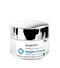 All Perfect Whitening Glow Night Cream with Extra Hydrating Skin 