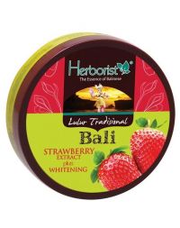Herborist Lulur Tradisional Bali Whitening + Strawberry Extract