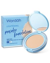 Wardah Lightening Powder Foundation Light Feel 01 Light Beige