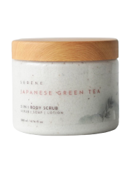 Serene Essentials Japanese Green Tea 3 in 1 Body Scrub 