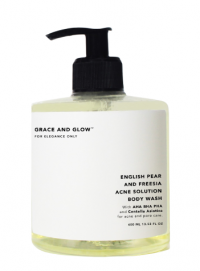 Grace and Glow English Pear and Freesia Anti Acne Solution Body Wash 