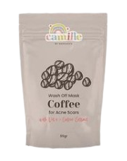 Camille Coffee Wash Off Mask With Vitamin E 