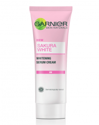 Garnier Sakura White Whitening Serum Cream UVA/UVB Filters 