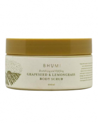 BHUMI Body Scrub Grapeseed and Lemongrass 