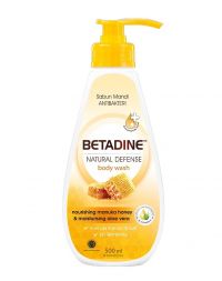 Betadine Natural Defense Body Wash Nourishing Manuka Honey
