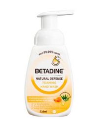 Betadine Natural Defense Foaming Hand Wash Nourishing