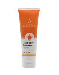 Adera Daily Face & Body Sunscreen with UV Filter 