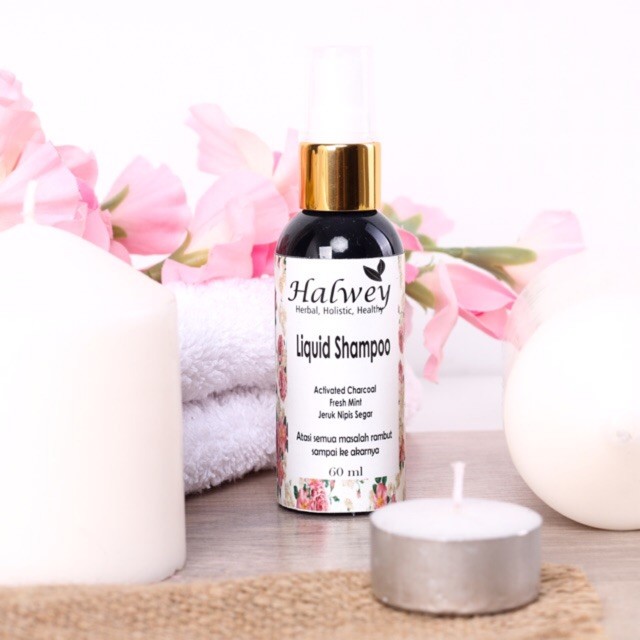 Halwey Natural Shampoo with Activated Charcoal