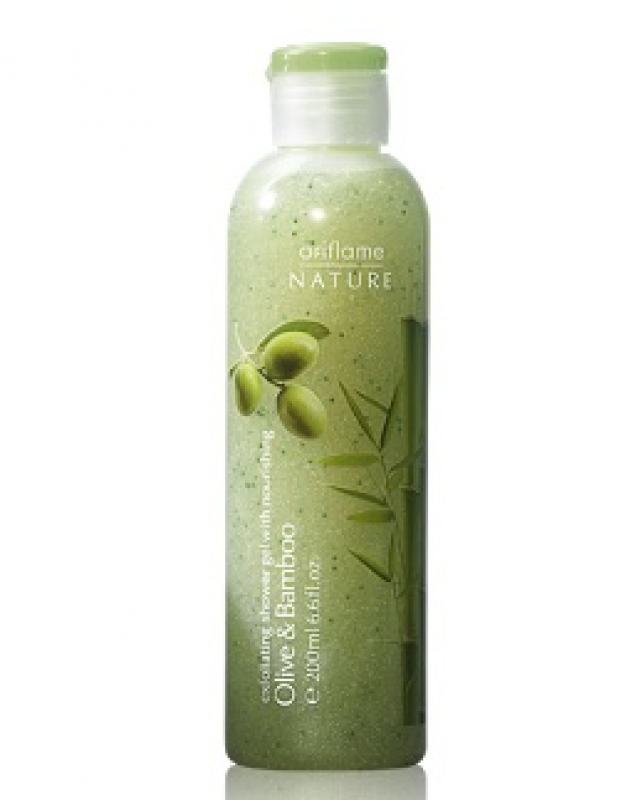 Exfoliating Shower Gel with Nourishing Olive & Bamboo