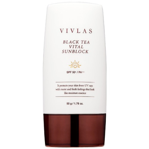Vivlas Black Tea Vital Sunblock SPF 50+ PA+++