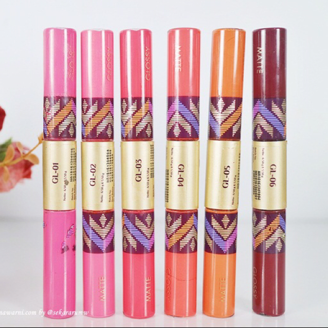 Sariayu gili lombok duo lip color