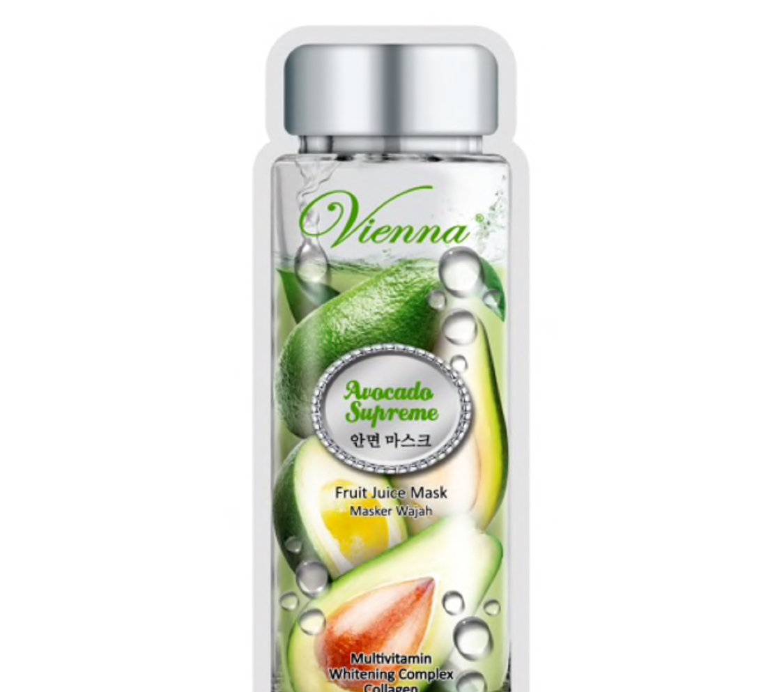 Fruit juice mask avocado supreme
