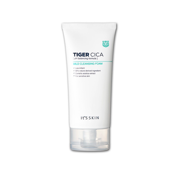 Tiger Cica Mild Cleansing Foam