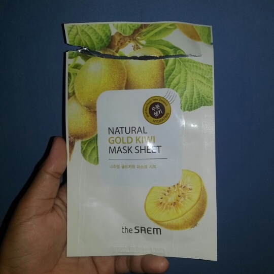 Natural Gold Kiwi Mask Sheet
