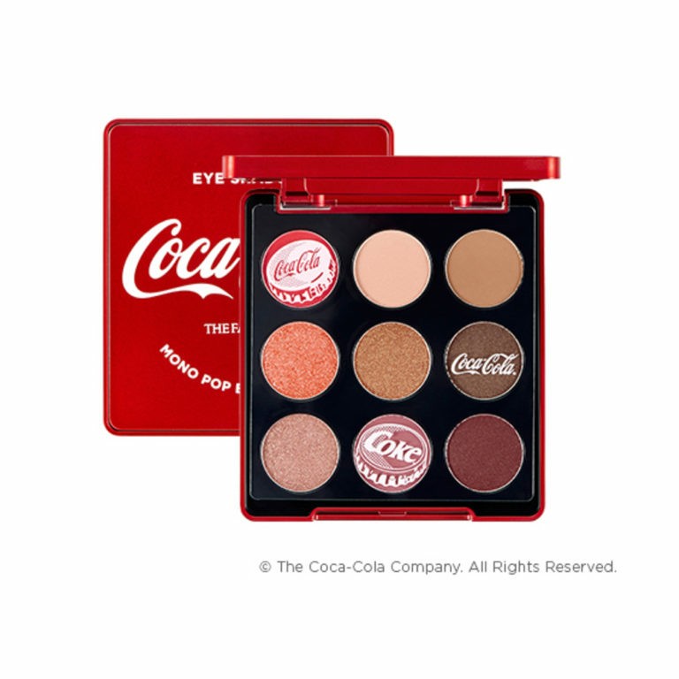 Coca Cola x The Face Shop Mono Pop Eyes Coke Red