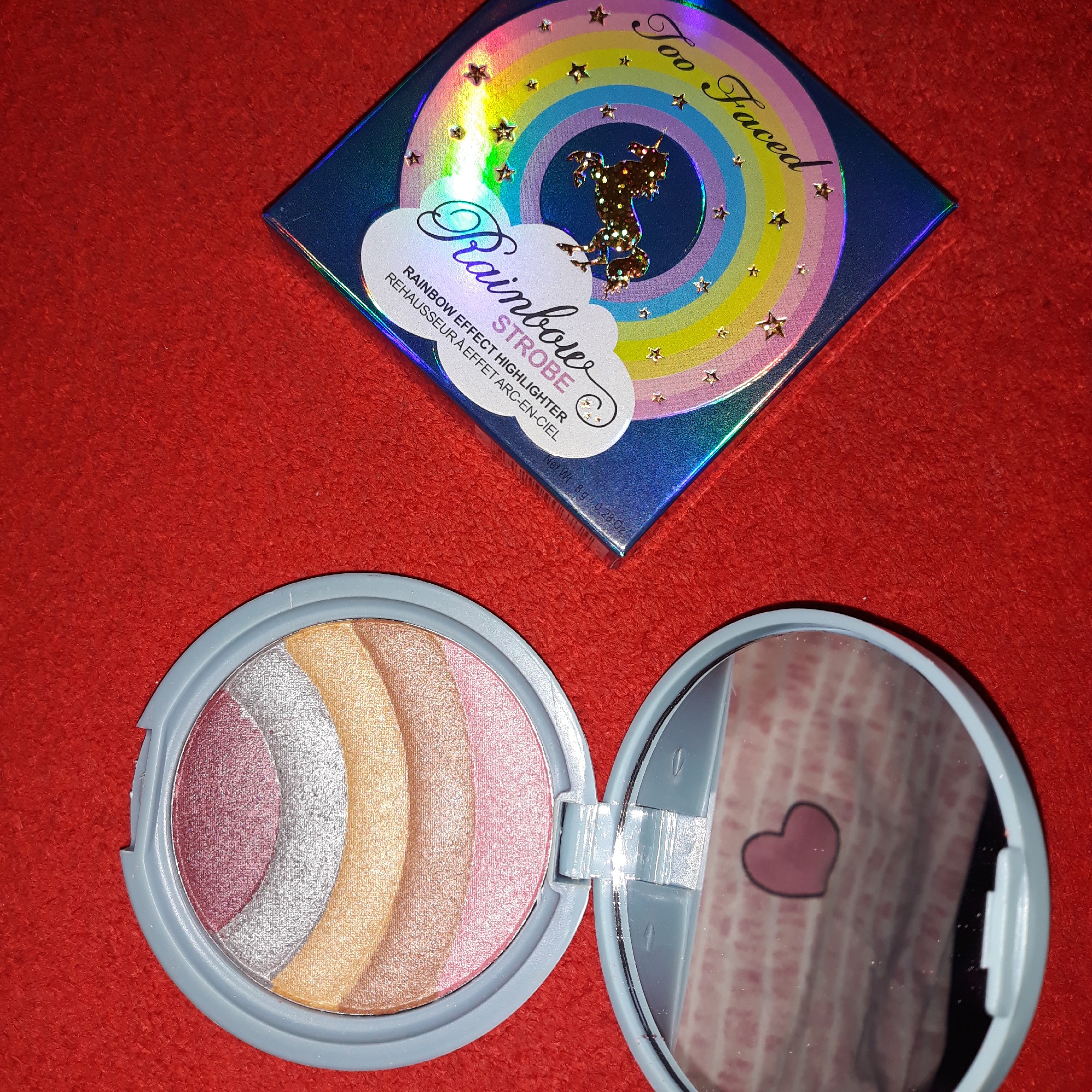 Rainbow Strobe Highligter Unicorn Highlighters