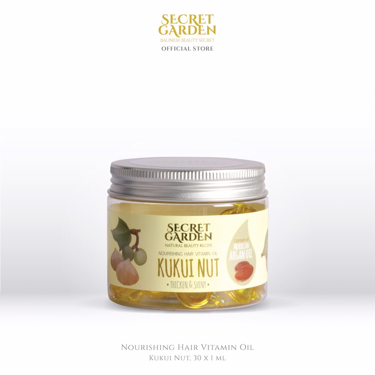 Nourishing Hair Vitamin Oil with Kukui Nut Extract