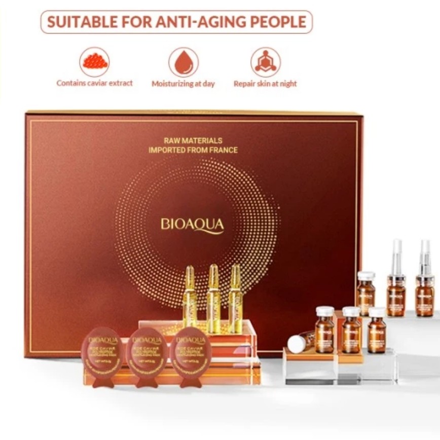 Roe Caviar Polypeptide Moisturizing Essence Set