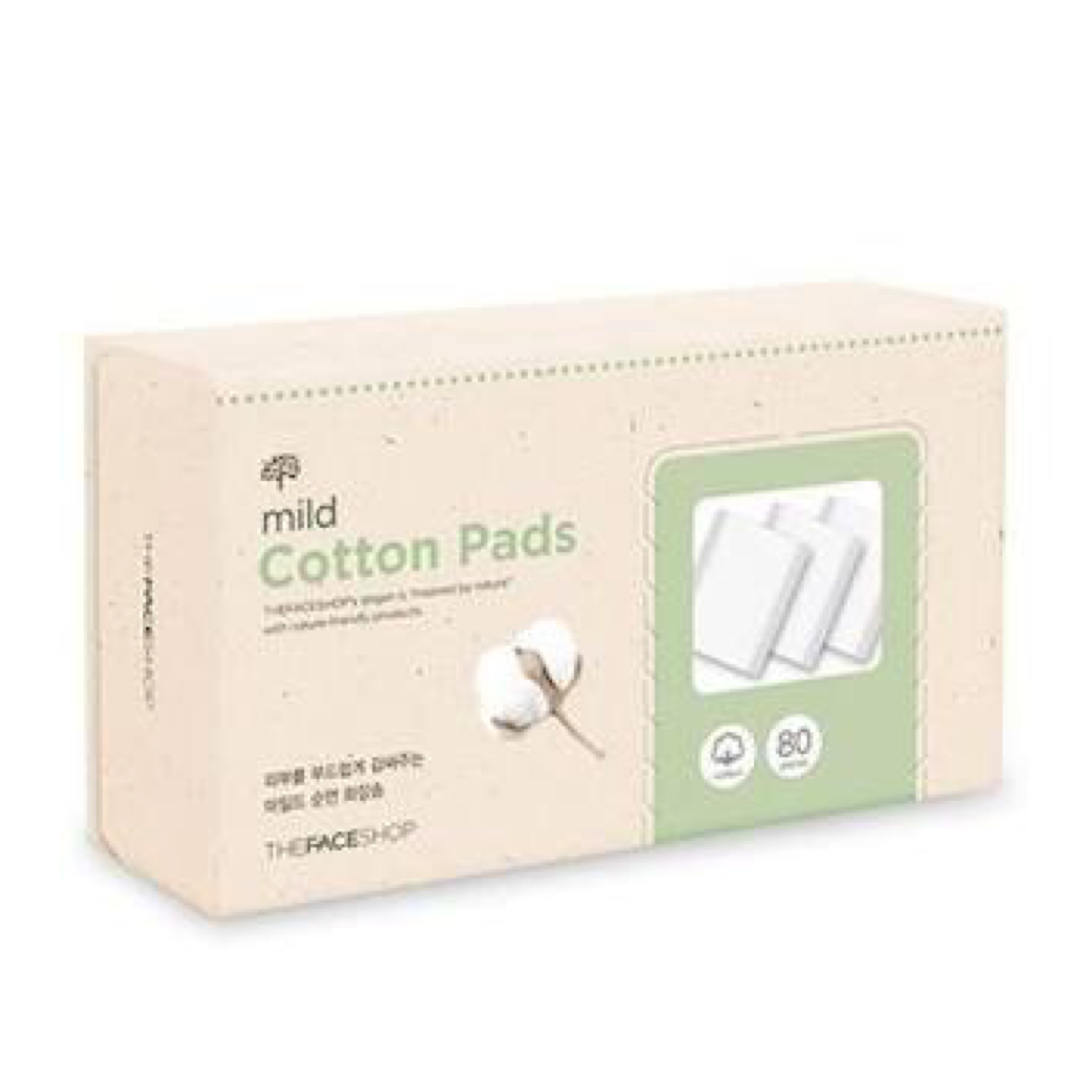 Mild Cotton Pads The Face Shop
