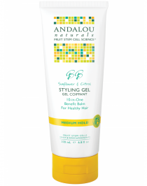 Andalou Naturals Sunflower & Citrus Medium Hold Styling Gel - Beauty Review