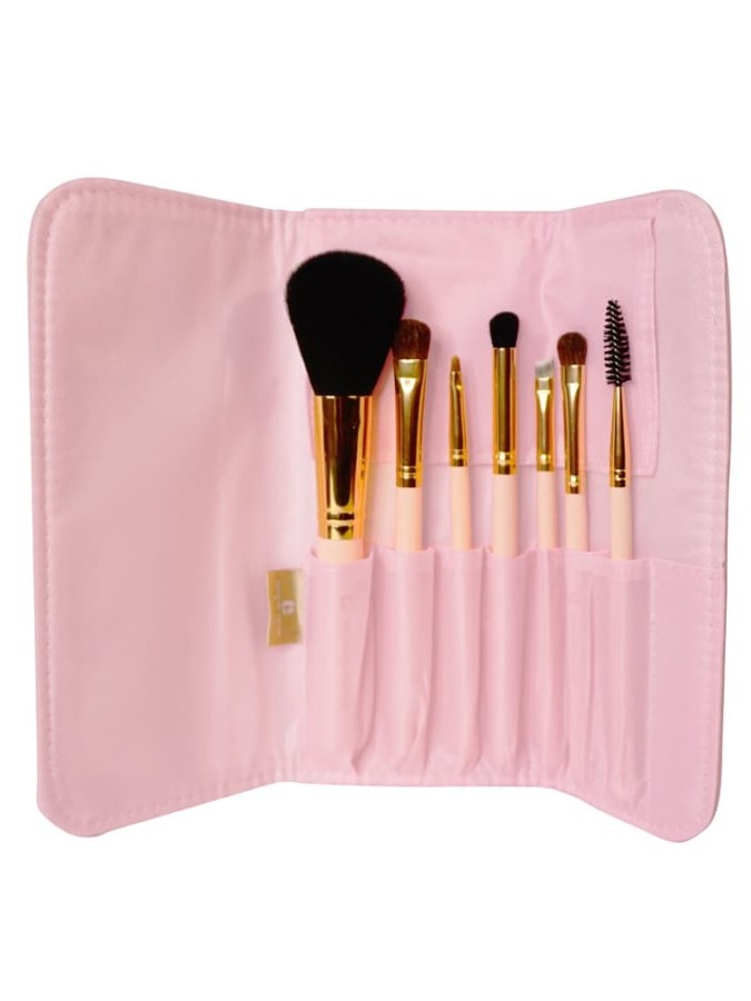 Classic 7 Pieces Brush Set Pink