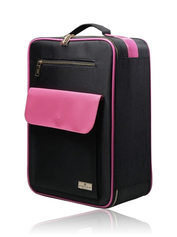 Classic Beauty Bag With Mirror Large Pink