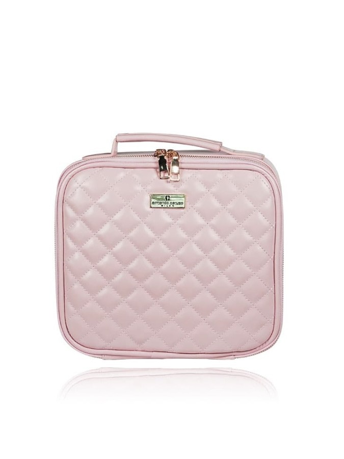 Mini Beauty Bag Iconic Quilt Pastel Pink