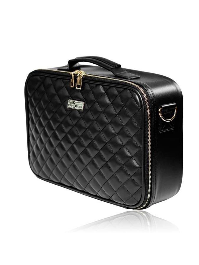 Medium Beauty Bag Iconic Quilt Black