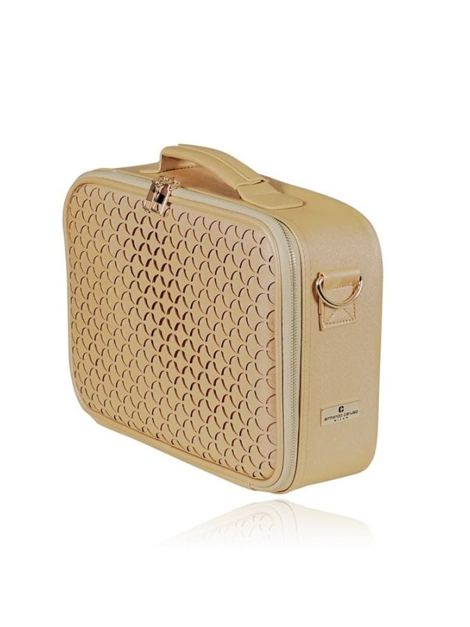 Medium Beauty Bag Peekaboo Gold
