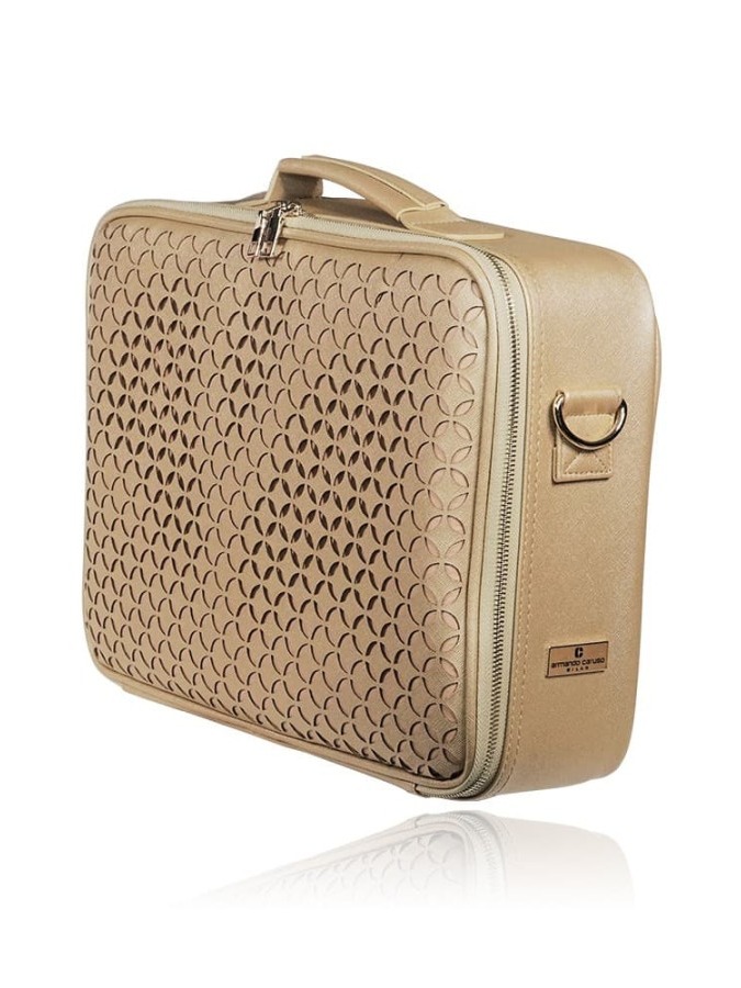 Large Beauty Bag Peekaboo Gold